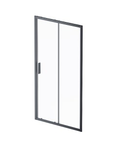 Душевая дверь Gem 120 W90G 120 1 195BT профиль Черный матовый стекло прозрачное Am.pm.