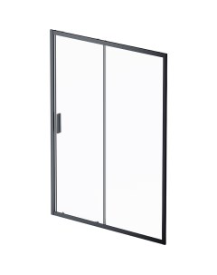 Душевая дверь Gem 150 W90G 150 1 195BT профиль Черный матовый стекло прозрачное Am.pm.