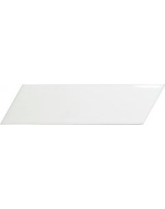 Керамическая плитка Chevron Wall White Left 23344 настенная 5 2x18 6 см Equipe