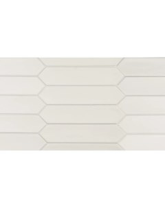 Керамическая плитка Lanse White 27481 настенная 5x25 см Equipe