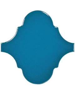 Керамическая плитка Scale Alhambra Electric Blue 23845 настенная 12х12 см Equipe
