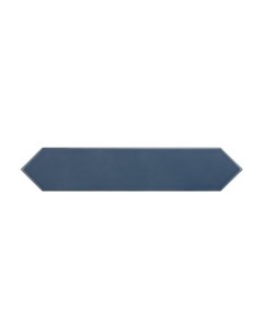 Керамическая плитка Arrow Blue Velvet настенная 5х25 см Equipe