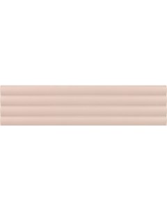 Керамическая плитка Costa Nova Onda Pink Stony Matt 28531 настенная 5х20 см Equipe