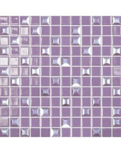 Стеклянная мозаика Edna Mix 833 Пурпурный 31 7х31 7 см Vidrepur
