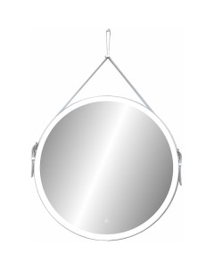 Зеркало Millenium D 800 ЗЛП1706 с подсветкой Белое с сенсорным выключателем Континент