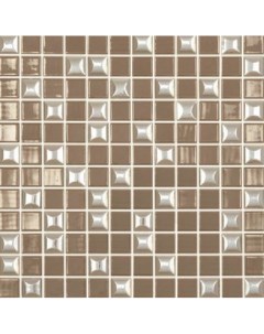Стеклянная мозаика Edna Mix 835 Светло коричневый 31 7х31 7 см Vidrepur