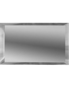 Зеркальная плитка Серебро прямоугольная с фацетом 10мм ПЗГ1 02 12х48 см Дст