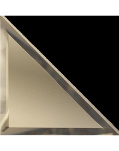 Зеркальная плитка Бронза треугольная с фацетом 10мм ТЗБ1 02 20х20 см Дст
