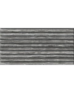 Керамическая плитка Сити темно серая рельеф настенная 30х60 см Axima