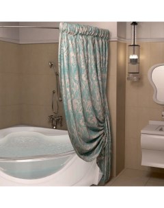 Штора для ванны 270x240 Ц0000016061 Бирюзовая Aima design
