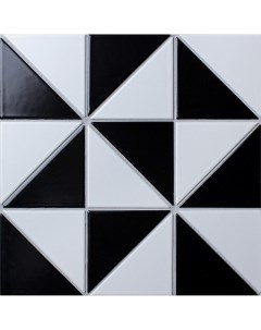 Керамическая мозаика Triangolo Chess Matt LG61688 CZM093B 27 85x27 85 см Starmosaic