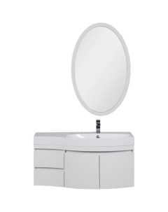 Комплект мебели для ванной Опера 115 R 169418 Белый Aquanet
