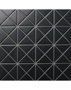 Керамическая мозаика Albion Black TR2 MB 25 9x25 9 см Starmosaic