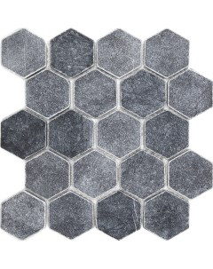 Керамическая мозаика Wild Stone Hexagon VBs Tumbled 30 5x30 5 см Starmosaic