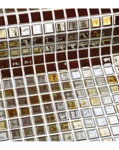 Стеклянная мозаика Metal Opalo 31 3х49 5 см Ezarri