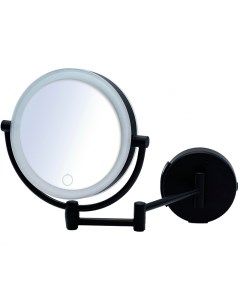 Косметическое зеркало Shuri О3211510 с подсветкой с увеличением Черное Ridder