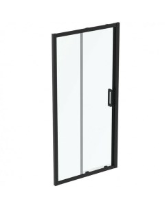 Душевая дверь Connect 2 100 K9273V3 профиль Черный стекло прозрачное Ideal standard