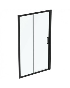 Душевая дверь Connect 2 120 K9277V3 профиль Черный стекло прозрачное Ideal standard