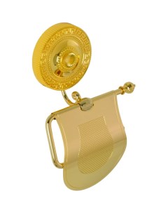Держатель туалетной бумаги Montecarlo 31506 с крышкой Золото Migliore
