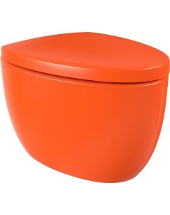 Унитаз Etna 1116 012 0129 подвесной Оранжевый глянцевый без сиденья Bocchi