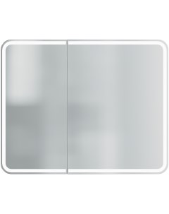 Зеркальный шкаф Eles 100 20 1000800WH с подсветкой Белый Creto