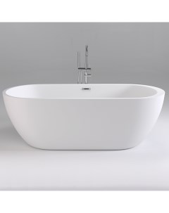 Акриловая ванна Swen 170x80 105sb00 без гидромассажа Black&white