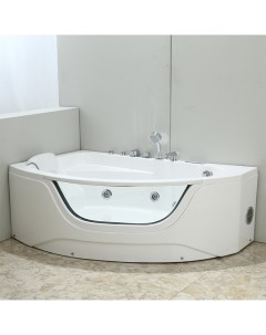 Акриловая ванна Galaxy 160x60 500800l с гидромассажем Black&white