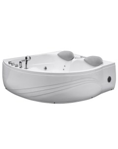 Акриловая ванна Galaxy 175x160 5005000 с гидромассажем Black&white