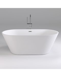 Акриловая ванна Swan 170x80 103sb00 без гидромассажа Black&white