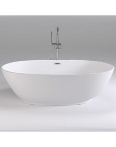 Акриловая ванна Swan 180x90 106sb00 без гидромассажа Black&white