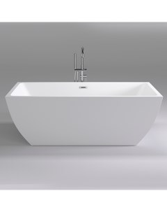 Акриловая ванна Swan 170x80 108sb00 без гидромассажа Black&white
