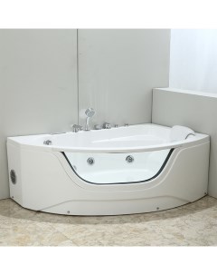 Акриловая ванна Galaxy 160x60 500800r с гидромассажем Black&white
