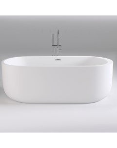 Акриловая ванна Swan 170x80 109sb00 без гидромассажа Black&white