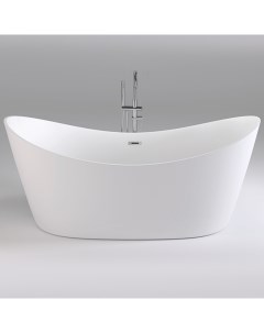 Акриловая ванна Swan 180x80 104sb00 без гидромассажа Black&white