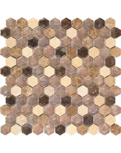 Керамическая мозаика Materia Mosaics Melina 29х30 см Dune
