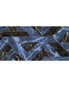 Керамогранит Rhapsody Outline Blue Levigato Rettificato 118716 60x120 см Naxos ceramica