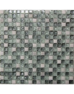 Мозаика Стеклянная с камнем Glass Stone 11 30х30 см Bonaparte
