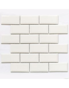 Керамогранитная мозаика Brick White 28 7х29 2 см Bonaparte