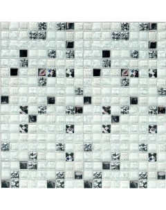 Мозаика Стеклянная Crystal white 30х30 см Bonaparte
