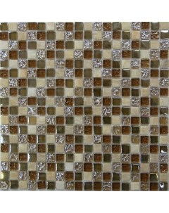 Стеклянная мозаика с камнем Glass Stone 1 30х30 см Bonaparte
