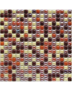 Стеклянная мозаика Caramel 30х30 см Bonaparte