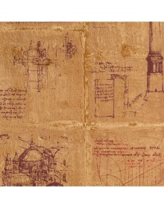 Обои Leonardo AD1 23030 Винил на флизелине 0 7 10 05 Коричневый Оранжевый Надписи Jv licenze