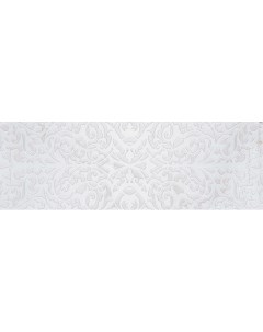 Керамический декор Stazia white белый 01 30x90 см Gracia ceramica