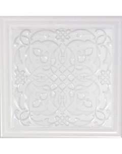Керамический декор Armonia B Blanco 15x15 см Monopole ceramica