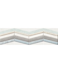 Керамическая плитка Mediterranea Decor Chevron настенная 29х100 см Ibero