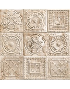 Керамическая плитка Tin Tile Rusty Cream настенная 20х20 см Mainzu