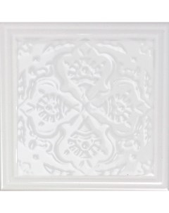 Керамический декор Armonia C Blanco 15x15см Monopole ceramica