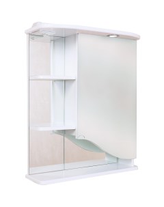 Зеркальный шкаф Виола 60 01 R 206004 с подсветкой Белый Onika