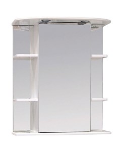 Зеркальный шкаф Глория 65 02 L 206506 с подсветкой Белый Onika