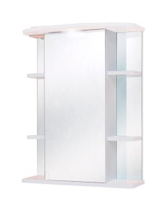Зеркальный шкаф Глория 55 01 L 205504 с подсветкой Белый Onika